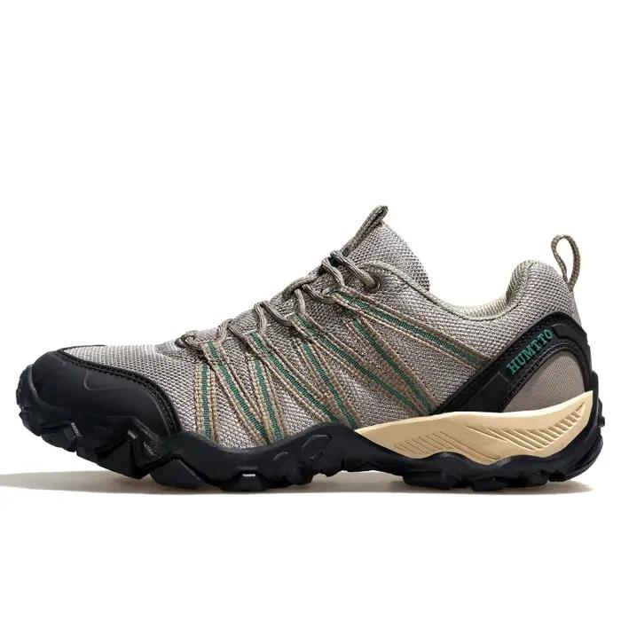 Chaussures randonnée homme Humtto cuir respirantes - Pour trekking, chasse et escalade été soldes