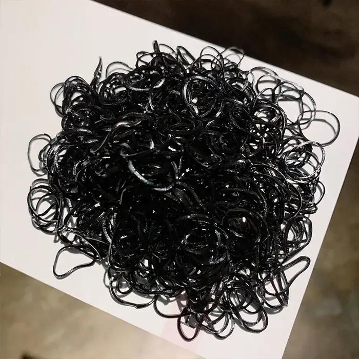 Lot de 1000 élastiques colorés jetables pour filles, petits élastiques à cheveux pour queue de cheva