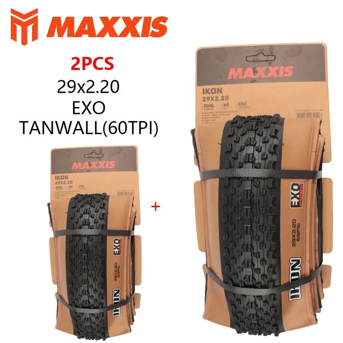 2 pièces MAXXIS IKON pneu de VTT d'origine 26 29 pliant Anti-crevaison Tubeless XC pneu de vélo tout