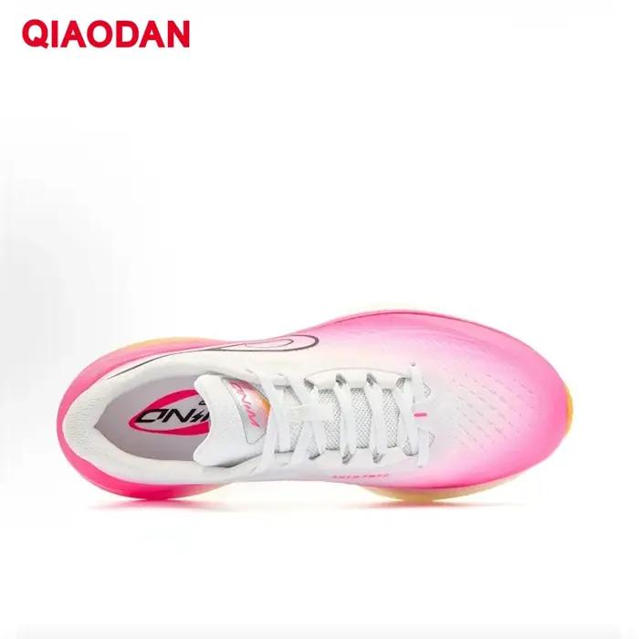 Chaussures de marathon QIAODAN WIND 3TR pour homme - Semelle épaisse absorbant les chocs et rebond