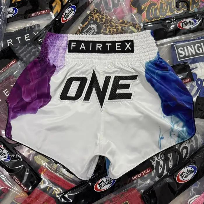 Shorts de Muay Thai ONE Championship édition limitée pour couple, shorts d'entraînement de boxe unis